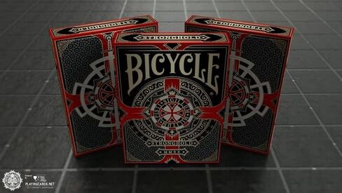 Bicycle Stronghold Crimson Playing Cards Standard Poker Deck by Gamblers Warehouse in Saudi Arabia