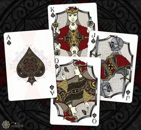 Bicycle Stronghold Crimson Playing Cards Standard Poker Deck by Gamblers Warehouse in Saudi Arabia