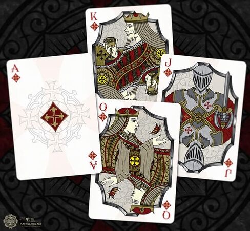 Bicycle Stronghold Crimson Playing Cards Standard Poker Deck by Gamblers Warehouse in Saudi Arabia