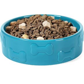 Park Life Designs Pet Bowl | Manor (Large, Blue)