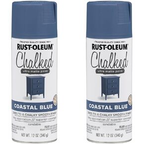 طلاء بخاخ طباشيري 302591 من Rust-Oleum، 12 أونصة، أبيض كتان فائق اللمعان، 12 أونصة (عبوة من قطعة واحدة)