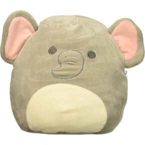 SQUISHMALLOW 8-inch Emma the Baby Elephant with Rattle Children's Plush Toy Pillow, Gray, 8-inch in Saudi Arabia