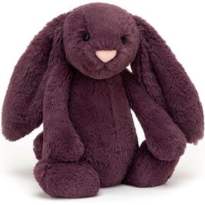 Jellycat Bashful Plum Bunny Stuffed Animal, Small in Saudi Arabia