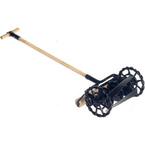 Melody Jane Dolls Houses Dollhouse Miniature Rotary Lawn Mower in Black #G8633 in Kuwait