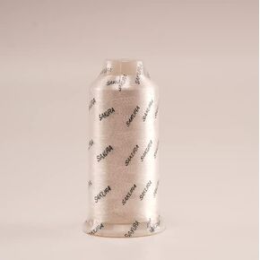 SAKTHREAD Polyester Flame-Retardant Thread 100D4300Y White Spot Flame-Retardant Thread Computer Embroidery Thread Used for Manual Sewing, Quilting, and Sewing Machines.Customization is Acceptable in Saudi Arabia