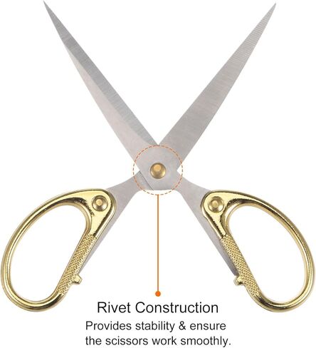 HARFINGTON 1 Set Vintage Embroidery Scissors 6" 5.3" Stainless Steel Mini Scissors for Sewing Crafting Cross Stitch Handcraft Craft Art Needle Work DIY, Bronze Tone in Kuwait