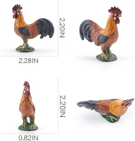 LC JoyCre Animals Turkey Toys Turkey Figurine Farm Animal Figurines for Toddlers Preschool Animals Figures Eduactional Model Toy for Kids Party Decoration in Kuwait