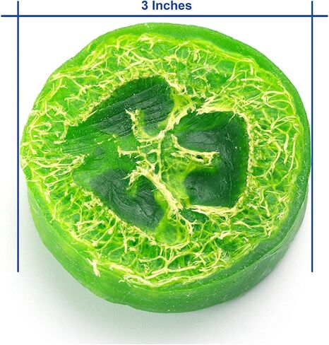 مجموعة قوالب صابون الليفة من كرافتيرز إيليمنتس تتضمن - 12 شريحة لوفة وقرص حلاقة أزرق للحلاقة، 12 تجويف 118 جرام بار من الراتنج ومجموعة صنع الصابون in Kuwait