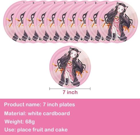 CBVMVMY Birthday Party Supplies, 20 Plates and 20 Napkins, Birthday Party Decorations for Boys and Girls in Kuwait