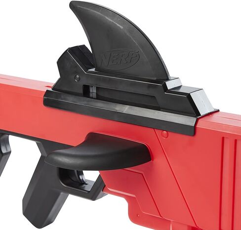 NERF Roblox MM2: Shark Seeker Dart Blaster، Shark-Fin Priming، 3 سهام ضخمة، رمز لفتح العنصر الافتراضي داخل اللعبة in Saudi Arabia