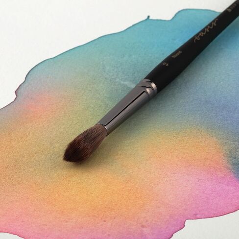 فرش نيويورك سنترال أواسيس الاصطناعية الفاخرة - فرش الألوان المائية الاحترافية للفنانين والرسم والطلاب والاستوديوهات والمزيد! - [المجموعة الأساسية المكونة من 8] in Kuwait