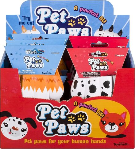Toysmith Fun Pet Paws, for Human Hands, Cat or Dog Styles in Saudi Arabia