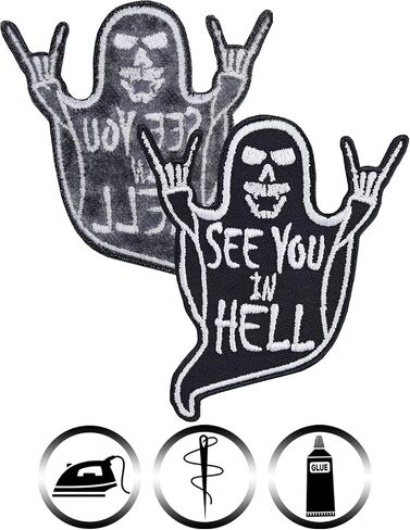 Werewolf Patch Ace Card Premium Werewolf Badge | Embroidered Card Game Fighter Iron-on/sew on | Upgrade Clothing Designer Patches for Jeans, Jackets, Backpacks, Hats, Shirts - 2.36X3.14 in in Saudi Arabia