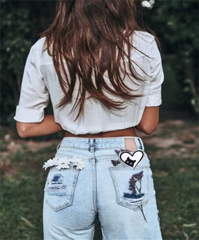 رقعة القط الحديد على الرقع المطرزة للملابس، وجه القطة السوداء في الرقع على شكل قلب على شارة مطرزة، رقعة الحيوان للملابس، الجينز، تي شيرت، قبعات الأحذية، ملصقات in Kuwait