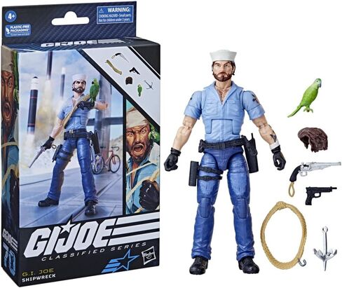 جي اي جو مجسم شخصية شيبريك مع بولي، مجسمات شخصيات جي اي جو القابلة للتجميع، 70، 6 انش للاولاد والبنات، مع 6 ملحقات in Kuwait