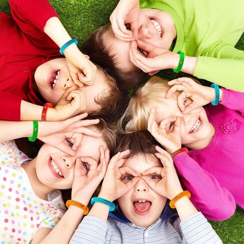 Unbess 24Pcs Survivor TV Show Party Favor Bracelets Colored Rubber Silicone Stretch Wristbands Bracelet Survivor Themed Birthday Gift Party Supplies Favors Decorations for Kids Teens Adult Celebration in Kuwait