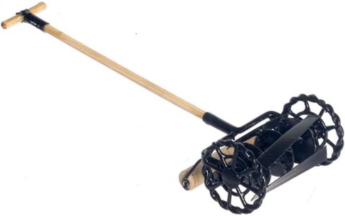 Melody Jane Dollhouse Miniature Rotary Lawn Mower in Black #G8633 in Saudi Arabia