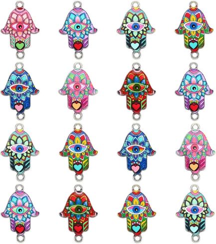 DanLingJewelry 30Pcs Random Color Travel Charms Ship Wheel Anchor Charms Enamel Anchor Charms for Jewelry Making Crafts in Saudi Arabia
