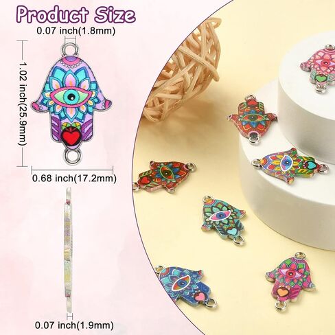 DanLingJewelry 30Pcs Random Color Travel Charms Ship Wheel Anchor Charms Enamel Anchor Charms for Jewelry Making Crafts in Saudi Arabia