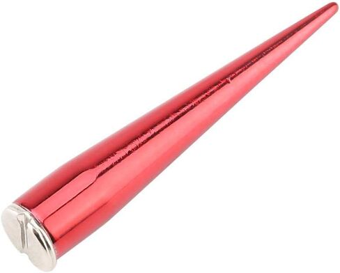 10Pcs 7×40mm/ 0.3 * 1.6in Metal Spike Rivets and Studs Screw Cool Punk Cone Spikes for DIY Leather Jacket Pet Craft Clothing (Red) in Saudi Arabia