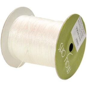 May Arts Ribbon, Iridescent White String