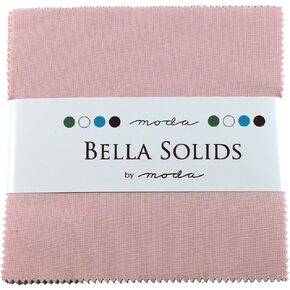 Bella Solids Pink Moda Charm Pack by Moda Fabrics; 42-5" Quilt Squares in Kuwait