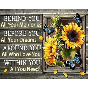 للبالغين، زهرة الفراشة سهلة الطلاء بالأرقام للمبتدئين، طلاء ألوان مائية أكريليك حسب الرقم للأطفال، مثالية للهدايا وديكور المنزل، 12 × 20 بوصة in Kuwait