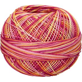 Handy Hands Lizbeth Egyptian Cotton Crochet, Tatting, Knitting Thread Lace Size 20 (25 Grams 210 Yards) – HH20132, Tropical Punch in Saudi Arabia