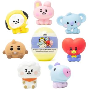 Hamee LINE Friends BT21 (الطفل) [سلسلة كبسولات المفاجآت] لعبة إسفنجية لطيفة مملوءة بالماء [حقائب هدايا عيد الميلاد، هدايا الحفلات، حشو سلة الهدايا، ألعاب تخفيف التوتر] - قطعة واحدة. (لغز - كبسولة عمياء) in Kuwait