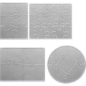 Metal Love Jigsaw Puzzle Cutting Dies, Heart Jigsaw Puzzle Die Cuts Embossing Stencils Template Mould for Card Scrapbooking and DIY Craft Album Paper Card Decor in Saudi Arabia