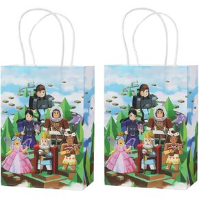 12 قطعة من حقائب الحفلات بطابع لعبة الروبوت، حقائب هدايا بنمط فريد للاولاد والبنات والاطفال، لوازم الحفلات، بتصميم خاص للحلوى، اكياس هدايا متينة وسميكة للغاية مع in Kuwait