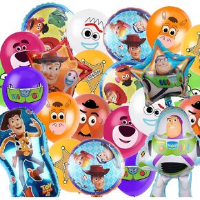 Toy Inspired Story Party Decorations Balloons,36PCS Toy Inspired Story Birthday Party Balloons Set for Toy Inspired Story Party Supplies in Kuwait
