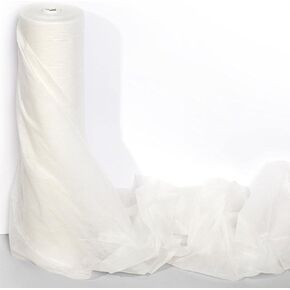 أندرسون's White Flame Retardant Gossamer، 59 بوصة × 100 ياردة، قماش شفاف لديكورات الزفاف، حمام الطفل، كشف الجنس، حفلة موسيقية، العودة للوطن، خلفيات صور الحدث، ستائر in Saudi Arabia