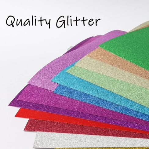 ورق بطاقات لامع من اوزوستيت، 45 ورقة 15 لون، بطاقات ملونة بجودة ايه 4 للحرف اليدوية والكريكوت والمشاريع اليدوية وسجل القصاصات، 250 غرام لكل متر مربع in Kuwait