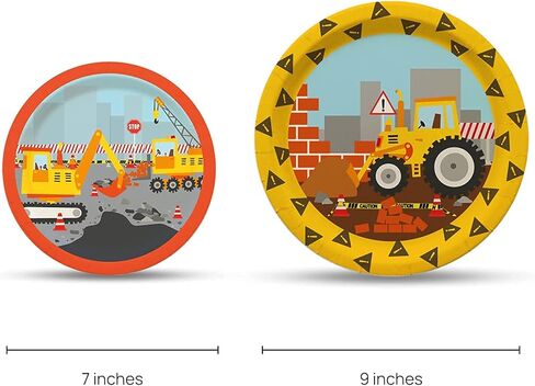 لوازم حفلات أعياد الميلاد من ماي غريكا (تخدم 20) - زينة عيد ميلاد للشاحنة للأولاد - بالونات كبيرة الحجم، أطباق وأكواب، وأغطية الكب كيك وملفات، لافتة عيد ميلاد سعيد، تزيين بالونات. in Kuwait