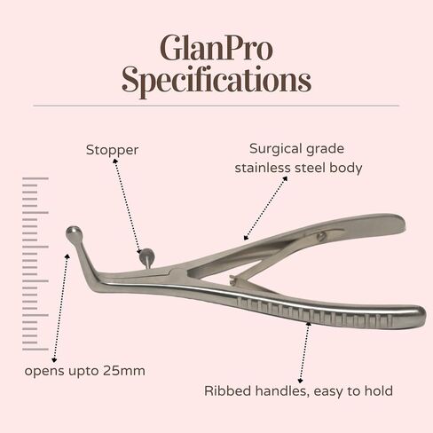 Vajraang GlanPro - Stretching Tool for Phimosis | Ergonomic & Safe to use | with Phimosis Cream and Safe Pouch and Stopper | Works on pinhole Phimosis to Type 1 in Saudi Arabia