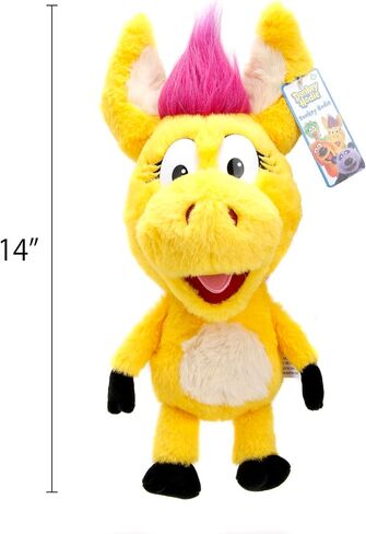 Donkey Hodie 14" Yellow Donkey Plush Doll, Toys for Kids in Saudi Arabia
