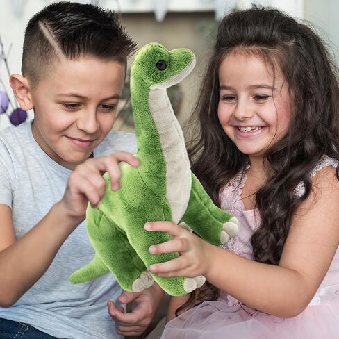 ArtCreativity Big Cozy Plush Brachiosaurus Dinosaur - Soft and Cuddly Stuffed Animal Pillow - Cute Standing Design - Nursery Decoration idea - Great Gift for Boys, Girls, Toddlers, Babies in Saudi Arabia