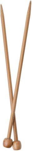 ChiaoGoo Single Point 7 inch (18cm) Bamboo Dark Patina Knitting Needle Size US 6 (4mm) 1007-6 in Saudi Arabia