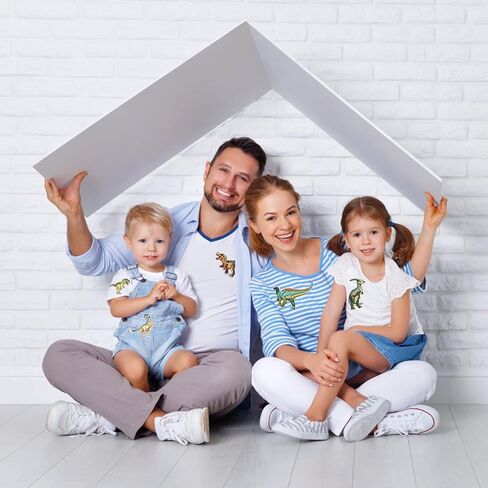 Aucuu 14 حزمة من الرقع المطرزة على شكل ديناصور، مزخرفة للملابس، والقبعات، والجينز، والسترات، والفساتين، والكي أو الخياطة على الرقع، وإكسسوارات تزيين لطيفة DIY لملابس الأولاد والبنات in Kuwait