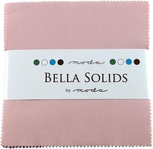 Bella Solids Pink Moda Charm Pack by Moda Fabrics; 42-5" Quilt Squares in Saudi Arabia