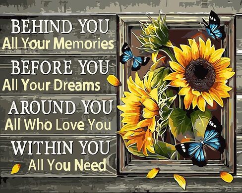 للبالغين، زهرة الفراشة سهلة الطلاء بالأرقام للمبتدئين، طلاء ألوان مائية أكريليك حسب الرقم للأطفال، مثالية للهدايا وديكور المنزل، 12 × 20 بوصة in Kuwait