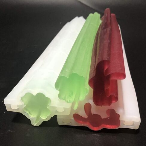 EchoDone أربعة أوراق غطاء أنبوب العمود سيليكون الصابون شمعة العفن إمدادات صنع الصابون سيليكون العفن للصابون in Kuwait