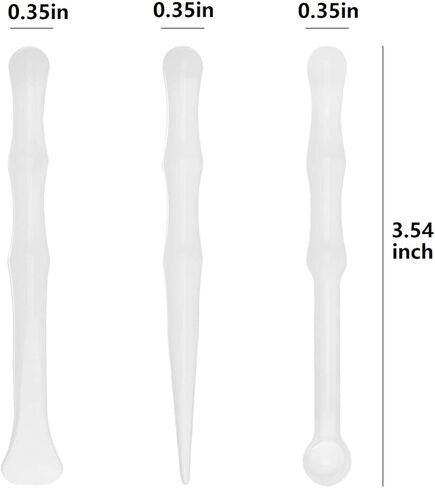 Silicone Resin Measuring Cups Tool Kit, 6PCS 100ml Measuring Cups,6PCS Mixing Cups,3pcs Silicone Epoxy Stir Sticks, for Epoxy Resin Non Stick Stir and Pour Tool with Precise Scale-15PCS in Kuwait