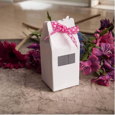 Adies 3D Milk Box Metal Die Cuts, Candy Gift Box Flower Greeting Card Cutting Dies Cut Stencils DIY Scrapbooking Photo Album Decorative Embossing Paper Card Making, 10.8 x 15.5 cm4.25 x 6.1 inch in Saudi Arabia