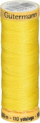 Gutermann Natural Cotton Thread 110 Yards-Canary Yellow in Saudi Arabia