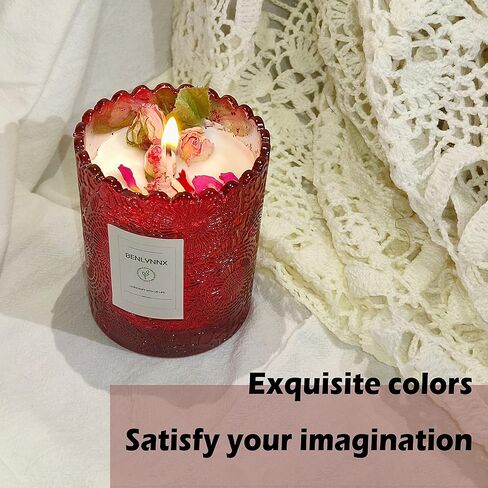 Benlynnx Glass Candle Jars, 7 OZ Starry Sky Luxury Aromatherapy Scented Candle Jars for Home, Candle Vessels Containers for Making Candles Home Decor and Gift（4 Pack） in Kuwait