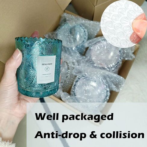 Benlynnx Glass Candle Jars, 7 OZ Starry Sky Luxury Aromatherapy Scented Candle Jars for Home, Candle Vessels Containers for Making Candles Home Decor and Gift（4 Pack） in Kuwait