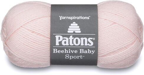 خيوط Patons Beehive Baby Sport باللون الأخضر الرقيق - 6 عبوات من 3.5 أونصة/100 جم - ألياف ممزوجة - 3 DK - 359 ياردة - الحياكة والكروشيه والحرف اليدوية in Kuwait