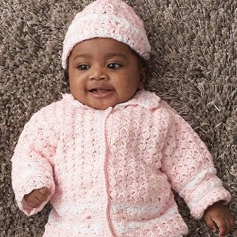 خيوط Patons Beehive Baby Sport باللون الأخضر الرقيق - 6 عبوات من 3.5 أونصة/100 جم - ألياف ممزوجة - 3 DK - 359 ياردة - الحياكة والكروشيه والحرف اليدوية in Kuwait